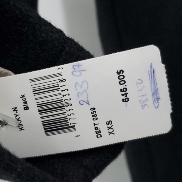 SOLD Soia & Kyo IMAGES KIKKY wool coat with bib collar XXS - Picture 9 of 9